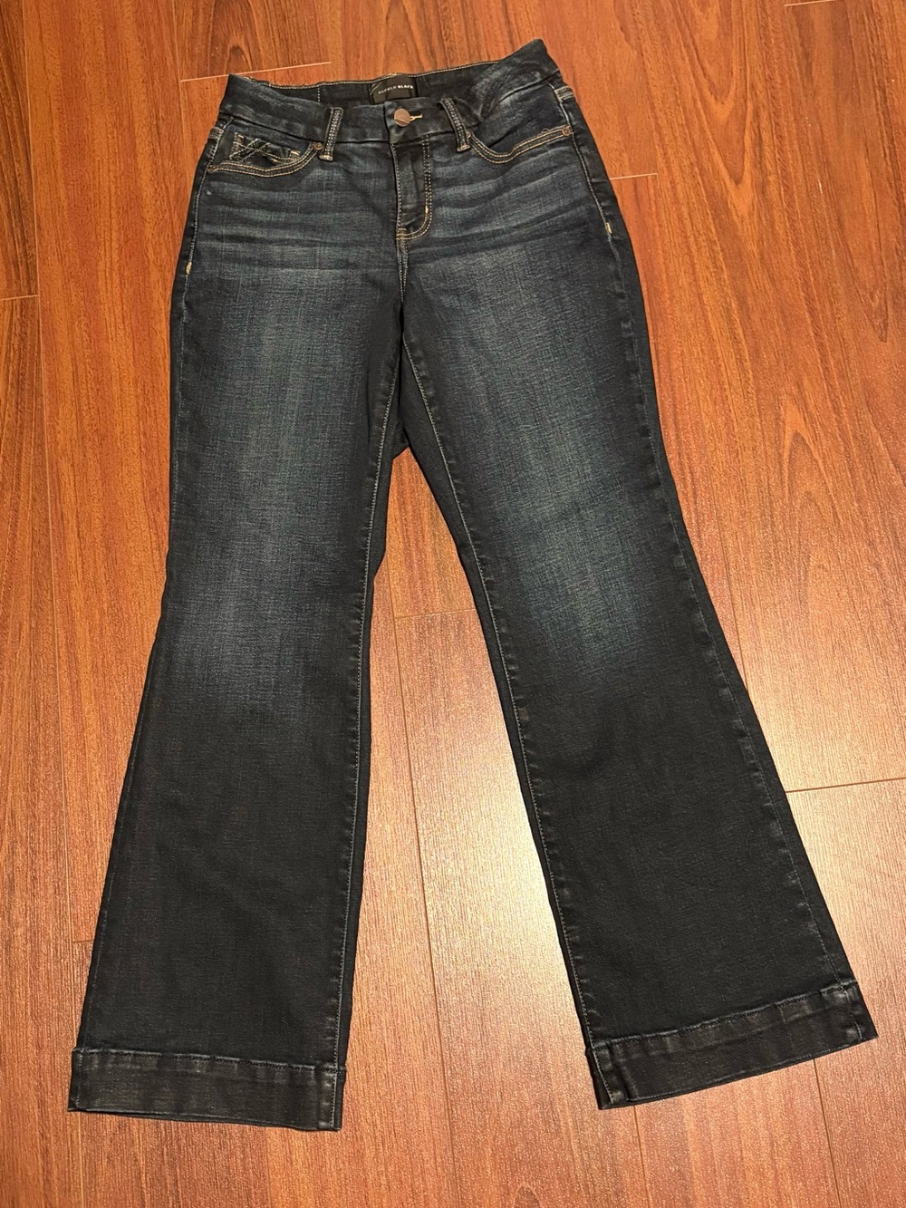 Buckle Black Dark Blue Trouser Jeans Fit No 85 Size 25